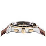  Shop Authentic Salvatore Ferragamo 1927 Chrono Analog Black Dial Brown Leather Strap Watch for Men - SFKZ00323 - Luxxuri