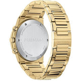  Shop Authentic Salvatore Ferragamo Sapphire Chrono Black Dial Gold Steel Strap Watch for Men - SFME01323 - Luxxuri