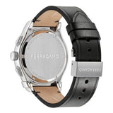  Shop Authentic Salvatore Ferragamo 1927 Chrono Analog Black Dial Black Leather Strap Watch for Men -  SFKZ00123 - Luxxuri