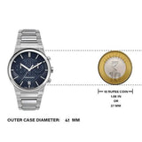  Shop Authentic Salvatore Ferragamo Sapphire Chrono Blue Dial Silver Steel Strap Watch for Men - SFME01123 - Luxxuri