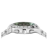  Shop Authentic Salvatore Ferragamo 1927 Chrono Green Dial Silver Steel Strap Watch for Men - SFKZ00423 - Luxxuri