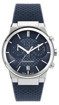  Shop Authentic Salvatore Ferragamo Sapphire Chrono Blue Dial Blue Rubber Strap Watch for Men - SFME00923 - Luxxuri