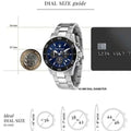 Shop Authentic Maserati Competizione Chronograph Blue Dial Silver Steel Strap Watch For Men - R8873600009 - Luxxuri