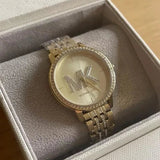  Shop Authentic Michael Kors Melissa Pave Gold Dial Gold Steel Strap Watch for Women - MK4371 - Luxxuri