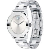  Shop Authentic Movado Bold Ceramic Silver Dial Silver Steel Strap Watch for Women - 3600638 - Luxxuri