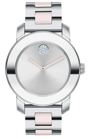  Shop Authentic Movado Bold Silver Dial Two Tone Steel Strap Watch for Women - 3600702 - Luxxuri