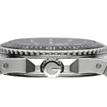  Shop Authentic Gucci Dive Quartz Black Dial Silver Steel Strap Watch For Men - YA136301B - Luxxuri