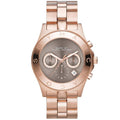  Shop Authentic Marc Jacobs Blade Chronograph Brown Dial Rose Gold Steel Strap Watch for Women - MBM3308 - Luxxuri