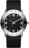  Shop Authentic Marc Jacobs Amy Black Dial Black Leather Strap Watch for Women - MBM1140 - Luxxuri