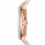  Shop Authentic Marc Jacobs Baker White Dial White Leather Strap Watch for Women - MBM1283 - Luxxuri