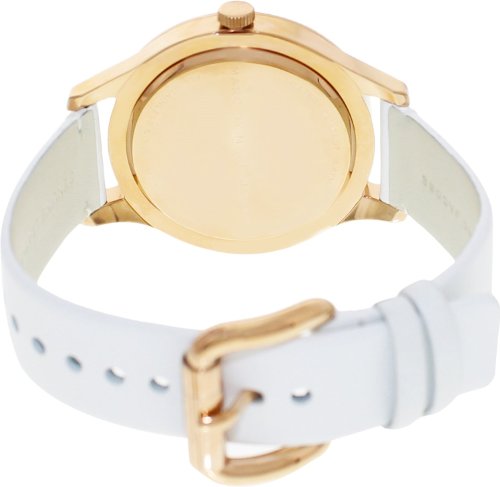 Marc Jacobs Blade White Dial White Leather Strap Watch for Women - MBM1201