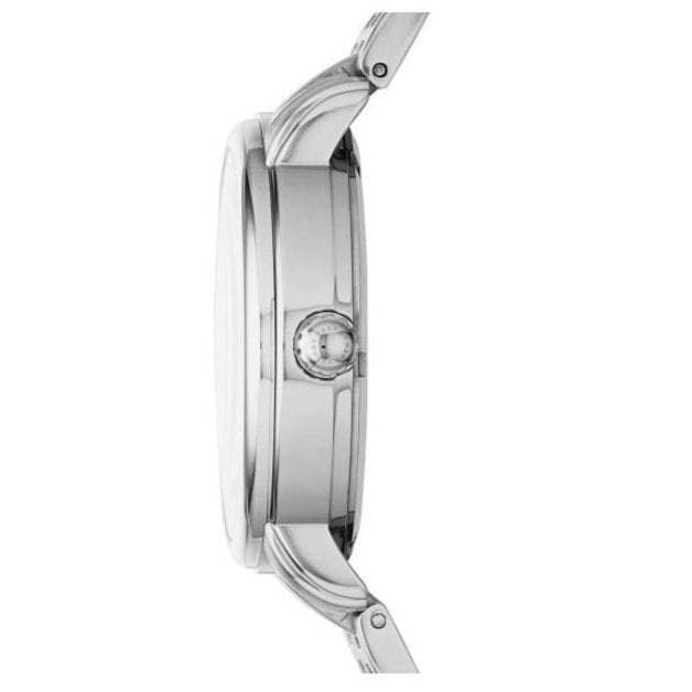 Marc Jacobs Fergus White Dial Silver Steel Strap Watch for Women - MBM8646