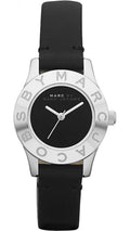 Marc Jacobs Blade Black Dial Black Leather Strap Watch for Women - MBM1211