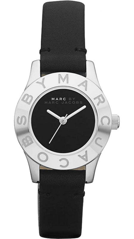  Shop Authentic Marc Jacobs Blade Black Dial Black Leather Strap Watch for Women - MBM1211 - Luxxuri