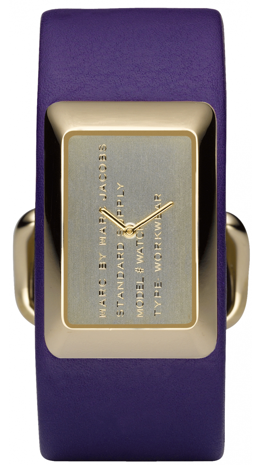  Shop Authentic Marc Jacobs Champagne Dial Purple Leather Strap Watch for Women - MBM2044 - Luxxuri