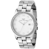  Shop Authentic Marc Jacobs Henry Diamonds White Dial Silver Steel Strap Watch for Women - MBM3044 - Luxxuri