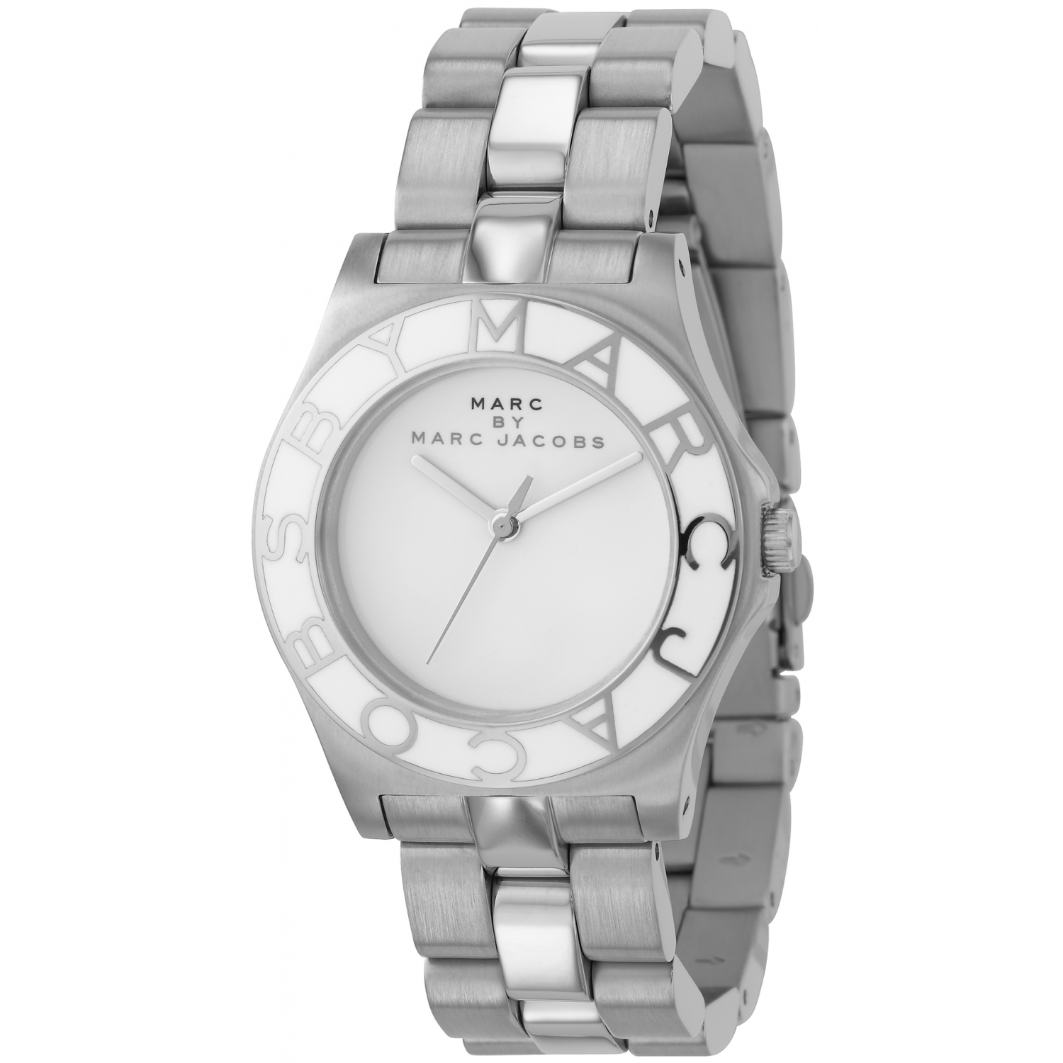  Shop Authentic Marc Jacobs Blade White Dial Silver Steel Strap Watch for Women - MBM3048 - Luxxuri