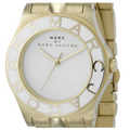  Shop Authentic Marc Jacobs Blade White Dial Gold Steel Strap Watch for Women - MBM3050 - Luxxuri