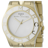  Shop Authentic Marc Jacobs Blade White Dial Gold Steel Strap Watch for Women - MBM3050 - Luxxuri