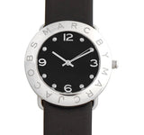  Shop Authentic Marc Jacobs Amy Black Dial Black Leather Strap Watch for Women - MBM1140 - Luxxuri