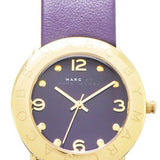  Shop Authentic Marc Jacobs Amy Purple Dial Purple Leather Strap Watch for Women - MBM1151 - Luxxuri