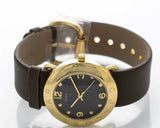  Shop Authentic Marc Jacobs Amy Grey Dial Grey Leather Strap Watch for Women - MBM1153 - Luxxuri
