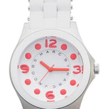  Shop Authentic Marc Jacobs Pelly White Dial White Silicone Strap Watch for Women - MBM2588 - Luxxuri