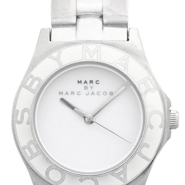 Shop Authentic Marc Jacobs Blade White Dial Silver Steel Strap Watch for Women - MBM3048 - Luxxuri