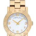  Shop Authentic Marc Jacobs Amy White Dial Gold Steel Strap Watch for Women - MBM3056 - Luxxuri