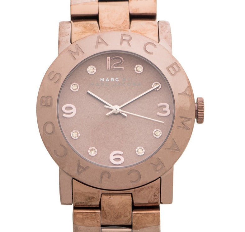  Shop Authentic Marc Jacobs Amy Brown Dial Brown Steel Strap Watch for Women - MBM3119 - Luxxuri