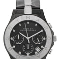  Shop Authentic Marc Jacobs Blade Chronograph Black Dial Two Tone Steel Strap Watch for Women - MBM3179 - Luxxuri