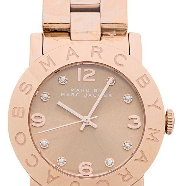  Shop Authentic Marc Jacobs Amy Glitz Brown Dial Rose Gold Steel Strap Watch for Women - MBM3221 - Luxxuri