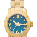  Shop Authentic Marc Jacobs Amy Dinky Blue Dial Gold Steel Strap Watch for Women - MBM3229 - Luxxuri