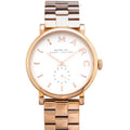  Shop Authentic Marc Jacobs Baker White Dial Rose Gold Steel Strap Watch for Women - MBM3244 - Luxxuri