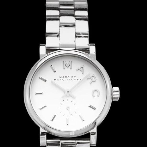  Shop Authentic Marc Jacobs Baker White Dial Silver Steel Strap Watch for Women - MBM3246 - Luxxuri