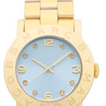  Shop Authentic Marc Jacobs Amy Blue Dial Gold Steel Strap Watch for Women - MBM3301 - Luxxuri