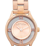  Shop Authentic Marc Jacobs Tether Transparent Rose Gold Dial Rose Gold Steel Strap Watch for Women - MBM3417 - Luxxuri