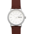  Shop Authentic Marc Jacobs Fergus White Dial Brown Leather Strap Watch for Women - MBM8649 - Luxxuri