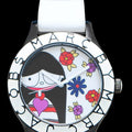  Shop Authentic Marc Jacobs Miss Marc Flower White Dial White Silicone Strap Watch for Women - MBM5513 - Luxxuri