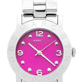  Shop Authentic Marc Jacobs Amy Pink Dial Silver Steel Strap Watch for Women - MBM8623 - Luxxuri