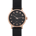  Shop Authentic Marc Jacobs Baker Black Dial Black Leather Strap Watch for Women - MBM8633 - Luxxuri