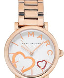  Shop Authentic Marc Jacobs Classic White Dial Rose Gold Steel Strap Watch for Women - MJ3592 - Luxxuri