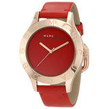  Shop Authentic Marc Jacobs Blade Red Dial Red Leather Strap Watch for Women - MBM1210 - Luxxuri