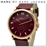  Shop Authentic Marc Jacobs Baker Maroon Dial Maroon Leather Strap Watch for Women - MBM1271 - Luxxuri