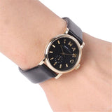  Shop Authentic Marc Jacobs Baker Black Dial Black Leather Strap Watch for Women - MBM1273 - Luxxuri