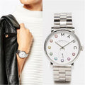  Shop Authentic Marc Jacobs Marc White Dial Silver Steel Strap Watch for Women - MBM3420 - Luxxuri