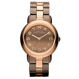  Shop Authentic Marc Jacobs Marci Brown Dial Two Tone Steel Strap Watch for Women - MBM3171 - Luxxuri