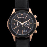  Shop Authentic Maserati Circuito Black Dial Black Leather Strap Watch For Men - R8871627001 - Luxxuri