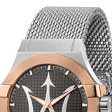  Shop Authentic Maserati Potenza Quartz Grey Dial Silver Mesh Bracelet Watch For Men - R8853108007 - Luxxuri