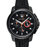  Shop Authentic Maserati SFIDA Chronograph Quartz Stainless Steel Black Dial Watch For Men - R8851123007 - Luxxuri